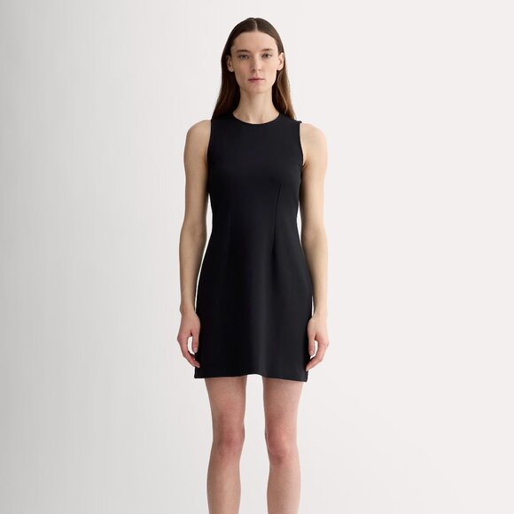 Everlane The Dream '90s Shift Dress in Black, Size Small - Picture 1 of 8